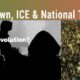 Protesters demonstrating against government shutdown, ICE policies, and rising national tension, highlighting social unrest and calls for change.
