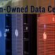 Modern data center servers with foreign ownership question at Open Agenda WTF event, highlighting global tech infrastructure and international investment issues.